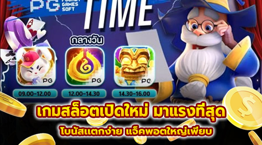 เกมสล็อตเปิดใหม่ มาแรงที่สุด